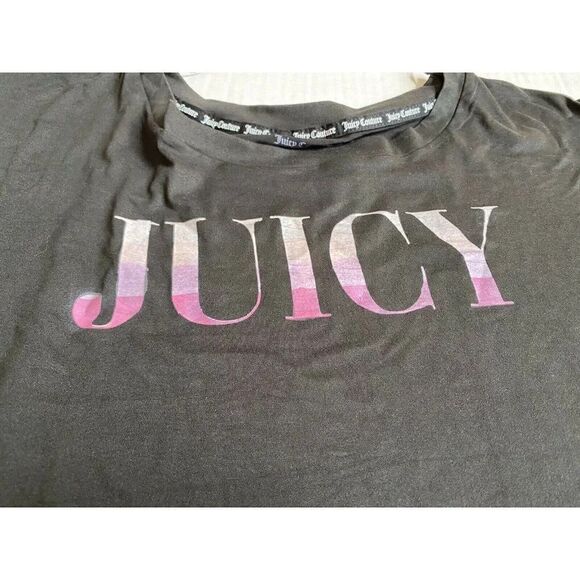 JUICY COUTURE Sz 2X Shorts Top Set Sleepwear Plus - Picture 9 of 12